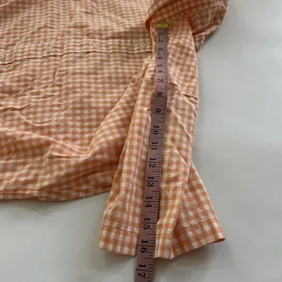 Mens Polo Ralph Lauren Shirt Large Classic Fit Checkered Button PONY Logo Preppy - Picture 8 of 9